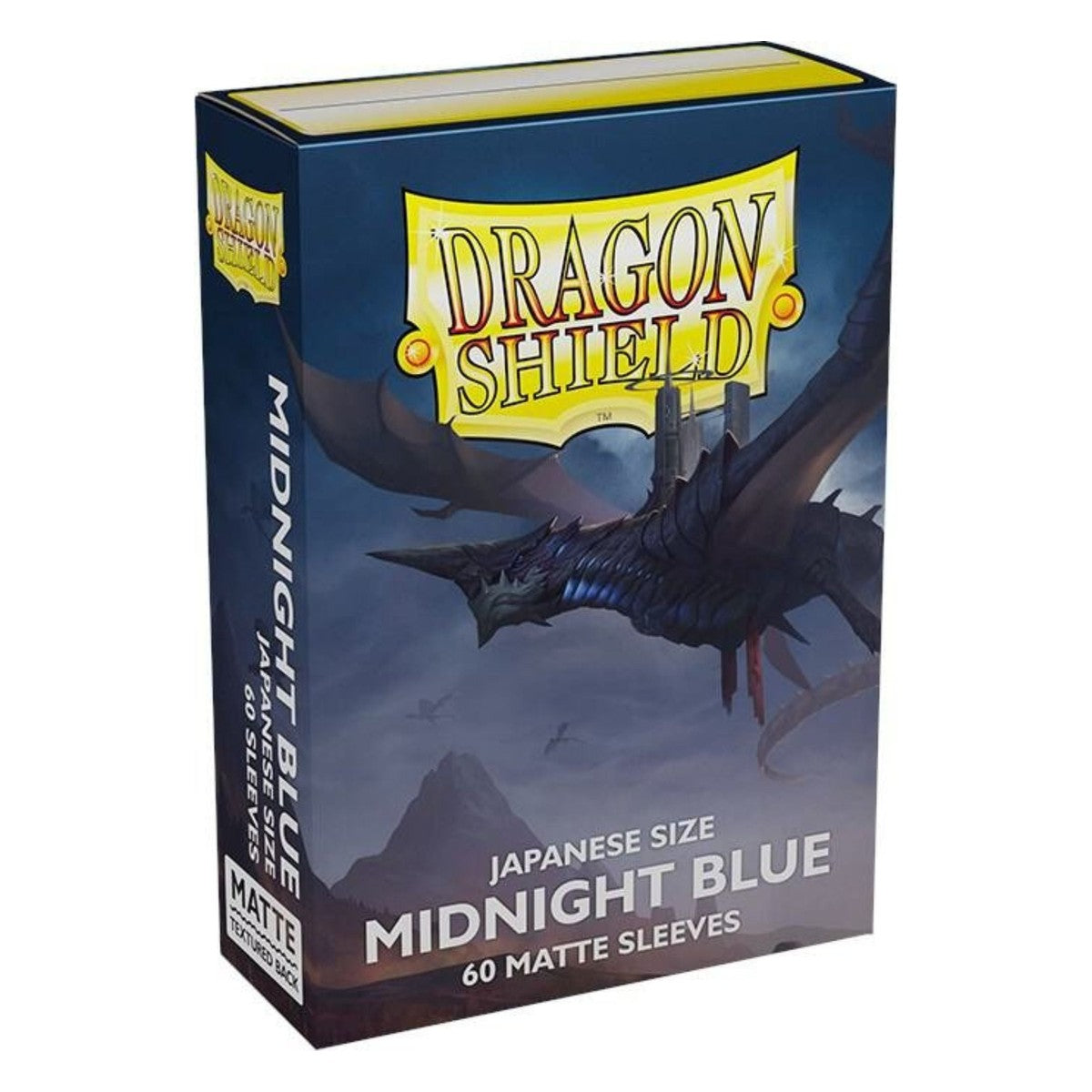 Dragon Shield Matte Sleeves – Midnight Blue (60 ct) | Japanese Size